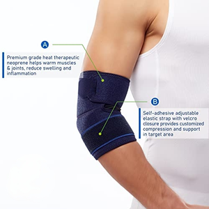 Coudières de compression de sport Manchon de bras Respirant Néoprène Haltérophilie Soutien de <span class=keywords><strong>basket</strong></span>-ball pour femmes et hommes - Product Image 5