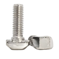 Vis à tête marteau en profilé d'aluminium industriel, norme nationale européenne, type T, tailles M5M6M8, 20/30/40/45, boulons en acier