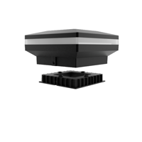Lumières extérieures étanches à énergie solaire LED pour poteaux 4x4 3x3 corps en aluminium pour clôture terrasse patio et décoration de jardin