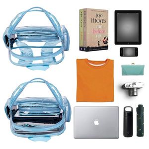 Custom Wholesale OEM Unisex Transparent Travel Heavy Duty PVC Kids <b>Waterproof</b> <b>School</b> <b>Backpack</b> With Zipper 20-35L Softback - Product Image 3