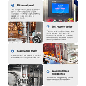 Macchina Automatica <span class=keywords><strong>ORME</strong></span> per Pesatura, Riempimento e Sigillatura di Talco e Polvere di Peperoncino in Bottiglia - Product Image 5