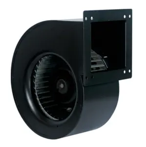 140-62mm IP54 249 cfm 1900 rpm DC Motor High CFM Backward Curved Centrifugal Impeller Radial Blower Fan