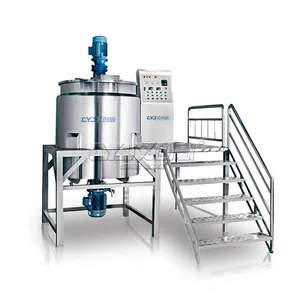 CYJX heating mixing tank with agitator Homogenizer mixer Liquid soap reactor Detergents Making Machine