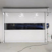 Portes rapides automatiques étanches pour salle blanche, portes enroulables automatiques pour entrepôt ou intérieur