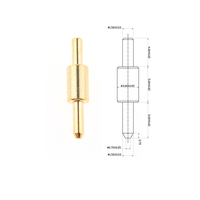 Broches usinées pour circuits imprimés (PCB), broches en cuivre plaqué or, entretoises en cuivre pour PCB, goujons en laiton pour PCB