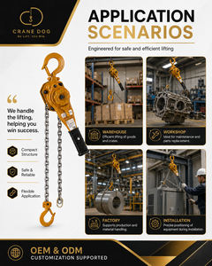 Alat Angkat Manual Premium 3 Ton 3m dengan Pengait Pengaman Baja Paduan dan Pegangan Khusus untuk Pekerjaan Pengangkatan Material Produksi Pabrik - Product Image 4