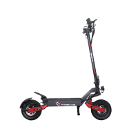 Scooter Eléctrico Todoterreno Plegable GT06 1200W, Llantas Anchas Todoterreno de 11 Pulgadas, 50 km/h, Doble Suspensión, Scooter Eléctrico de Alta Velocidad