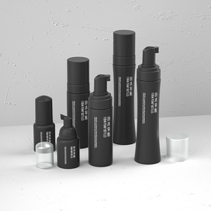 150ml 250ml 500ml đen tím bọt chai cho mặt Sữa rửa mặt tùy chỉnh lông mi dầu gội bao bì Matte Mousse tạo bọt chai - Product Image 5