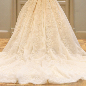 Abito <span class=keywords><strong>da</strong></span> sera lungo in tulle con applicazioni a cuore e spalle scoperte, stile principessa, per ballo di fine anno e matrimoni - Product Image 6
