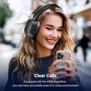 Audífonos UGREEN <span class=keywords><strong>HP203</strong></span> HiTune Max5C Híbridos con Cancelación Activa de Ruido, Auriculares Inalámbricos Over-Ear Bluetooth con 90 Horas de Reproducción - Product Image 6