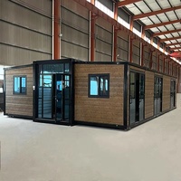 Nouvelle maison conteneur extensible de 40 pieds de haute qualité, structure en acier léger durable, mini-maison préfabriquée, chambre résidentielle