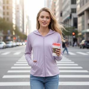 Veste d'été légère, respirante, à séchage rapide et anti-UV pour <span class=keywords><strong>femme</strong></span>, idéale pour le sport et les loisirs en extérieur – Vente en gros de haute qualité - Product Image 2