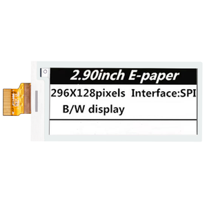 Layar tinta kertas elektronik 2.9 inci 2.9 inci hitam dan putih EPD e-paper tampilan SSD1680 Driver resolusi 128*296 - Product Image 2