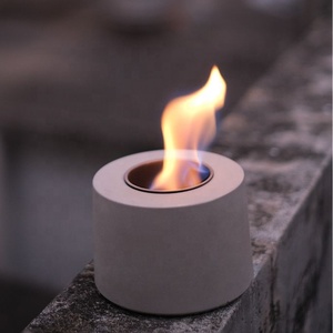 Calefacción al aire libre, pequeña chimenea de hormigón, decoración de escritorio, Mini fogón de mesa con Alcohol sin humo - Product Image 5