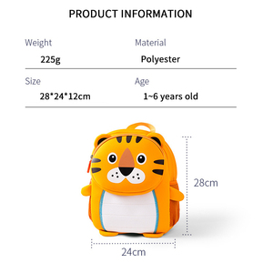 Wholesale Hot Cute <strong>Neoprene</strong> <strong>Backpack</strong> Animal Toddler Kids Bag for School Boys Girls - Product Image 3
