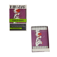 Cigarettes rouges résistantes aux enfants, en papier gommeux, 350g, boîte en carton blanc, emballage personnalisé artisanal fait main
