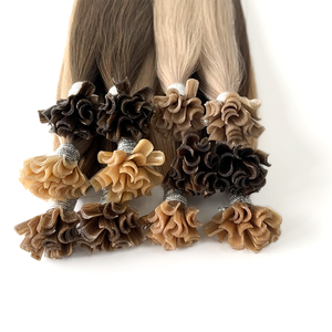Extensions de cheveux humains vierges de luxe à cuticules alignées, pointe en U, kératine italienne pré-collée, qualité salon, meilleur prix - Product Image 3
