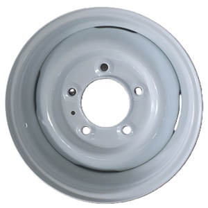 กระทะล้อเหล็กคลาสสิคขนาด 16 นิ้ว 16x6.5 16x8 PCD 5x165.1 สีขาว สำหรับรถ SUV และรถกระบะ 1310 สภาพใหม่ กระทะล้อเหล็ก Defend - Product Image 1