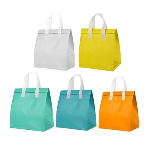 Eco-Friendly Coffee Milk Tea Takeaway Packaging Insulated Aluminum Disposable Color Portable Cooler Bag - Product Image 1