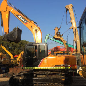 Recién llegado, excavadora de orugas de segunda mano SANY, buenas condiciones, SY215C, excavadora usada con solo 550 horas de trabajo - Product Image 6