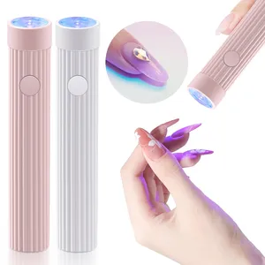 1 Lampe UV/LED portable en forme de stylo pour vernis gel et ongles à presser, sèche-ongles USB sans fil pour vernis gel - Product Image 1