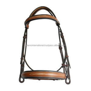 Brida de caballo de calidad superior, banda para la nariz acolchada suave y banda para las cejas, cuero de gama alta, los mejores productos para caballos de su clase - Product Image 1