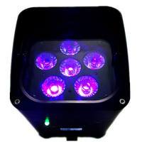 Luz LED Par Yifa Uplight Inalámbrica a Batería 6*18W RGBWA + UV para Escenarios, DJ, Fiestas y Bodas