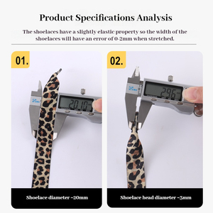 Olian Custom Leopard Pattern Flat Shoe Laces 2 CM Wide Smooth Silky <strong>Animal</strong> <strong>Print</strong> Satin Ribbon <strong>Shoelaces</strong> for Women Girls