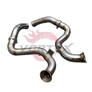 Tubo de Escape de Acero Inoxidable Vortex de 1.5 mm de Espesor con Acabado Pulido Espejo para Mercedes-Benz AMG C63 C63S W205 - Product Image 2