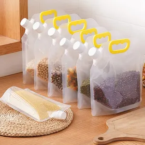 Кухонная сумка для хранения, влагостойкая Герметичная сумка, прозрачная переносная сумка для хранения пищевых продуктов с защитой от насекомых
