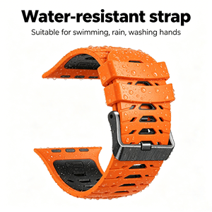 สายนาฬิกา Upro แบบสองสีสำหรับ Apple Watch Ultra 2 49 มม. 45 มม. 44 มม. 42 มม. สายนาฬิกาซิลิโคนนุ่มสำหรับ iWatch SE 7 8 9 สำหรับผู้ชาย - Product Image 2