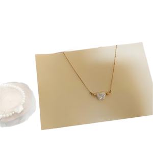 สร้อยคอไข่มุกบาโรกทรงผีเสื้อแสงจันทร์ ดีไซน์หรูหรา สายคล้องคอแบบธรรมชาติ ดีไซน์ทันสมัย - Product Image 5