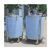 Mélangeur de jus automatique en acier inoxydable pour produits chimiques et plastiques, cuve de fermentation liquide SS304/SS316L haute efficacité