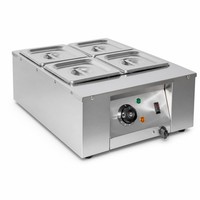 Machine à fondre le chocolat électrique professionnelle à 4 bacs, 220V 0.6kW, chauffe-chocolat de comptoir pour boulangerie, café, pâtisserie