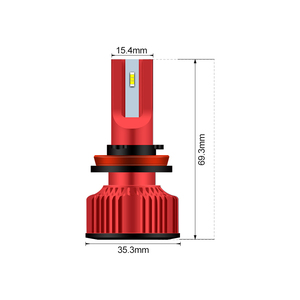 1 + 1 патентный дизайн, сверхъяркая Светодиодная лампа для фар Aurora h11, комплект для переоборудования автомобильных фар - Product Image 5