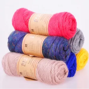 Top Line Brand Fancy Style Wool Alpaca Knitting Yarn for Knitting Scarves and Shawls