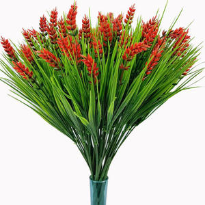 Bouquet de <span class=keywords><strong>lavande</strong></span> artificielle à sept têtes, style herbe de printemps, <span class=keywords><strong>en</strong></span> <span class=keywords><strong>pot</strong></span>, pour décoration de mariage, produit transfrontalier très vendu - Product Image 4