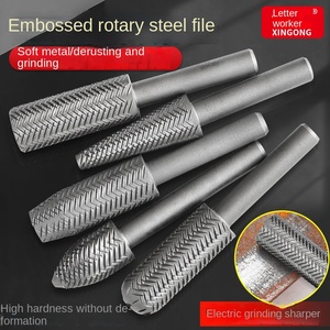 Xoay Nhỏ Điện Mài Đầu Thép Len Tập Tin Cho Chế Biến Gỗ Mềm Kim Loại Loại Bỏ Rỉ Công Cụ Đánh Bóng Công Cụ Mài Mòn - Product Image 2