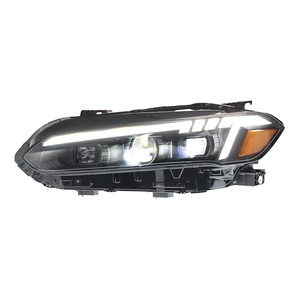 ชุดไฟหน้ารุ่นที่ 11 สำหรับรถยนต์รุ่น 22-24 แบบดัดแปลงพร้อมไฟ LED Daytime Running Lights แบบไหลตามทิศทางเลนส์ไฟเลี้ยวแบบ LED - Product Image 2