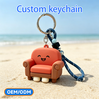 Llavero de PVC Personalizado al por Mayor, Diseño 2D y 3D, Figura de Animal o Anime, Diseño Personalizado, Impermeable, Promocional, Conmemorativo
