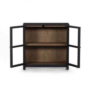 Meuble TV élégant et haut de gamme de style américain avec console de contrôle multimédia simple et capacité de rangement - Product Image 3