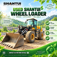 Gebrauchter Shantui 5-Tonnen-Radlader mit Weichai-Motor, 162kW Leistung, 16,8 Tonnen Schwerlastmaschine für Bau und Bergbau