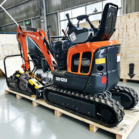 Precio de Fábrica, Excavadora Compacta de 1, 2 y 3 Toneladas, Euro 5 EPA, Micro Excavadora para Invernaderos y Huertos, Mini Excavadora