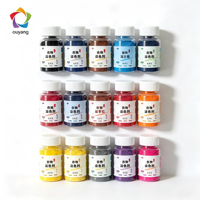 Vente en gros de teinture textile multicolore, 100g par flacon, kit de teinture artisanale DIY, teinture pour t-shirts en coton pur, teinture pour vêtements