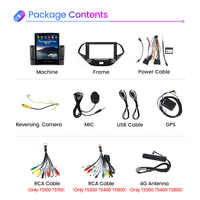 Autoradio MEKEDE Android 11 8+128G 4G WIFI DSP RDS AM FM pour Ford Figo 2015-2018, Radio pour Voiture, Car-play+auto Lecteur DVD