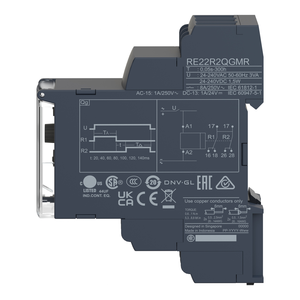Relé de Retardo de Tiempo para Uso Industrial y Residencial, Interruptor de Protección de Voltaje de 24 VCC, RE22R2QTMR, RE22R2QGMR, RE22R1QCMU - Product Image 3