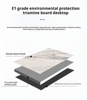 Nouveauté : Ensembles de Mobilier de Restaurant – Tables Rondes et Chaises en Bois Massif avec Marbre Coloré pour Cafés et Restaurants