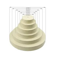 Diameter 50-300mm Wool Felt Polishing Buffing Wheel Jade Metal Mirror Surface Finish Bench Grinder Tool