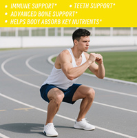 Complément d'extrait de vitamine D3 personnalisé favorisant l'absorption des nutriments essentiels et soutien osseux avancé – Gommes de vitamine D3