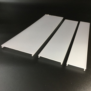 <span class=keywords><strong>Diffuser</strong></span> Lampu Led Ekstrusi Plastik Kustom untuk Lampu Tabung Penutup Persegi Strip Linier Terbuat dari Pc Polikarbonat Hitam Putih Susu - Product Image 1